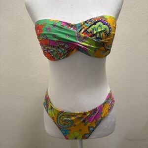Trina Turk Multicolor Two Piece Bikini